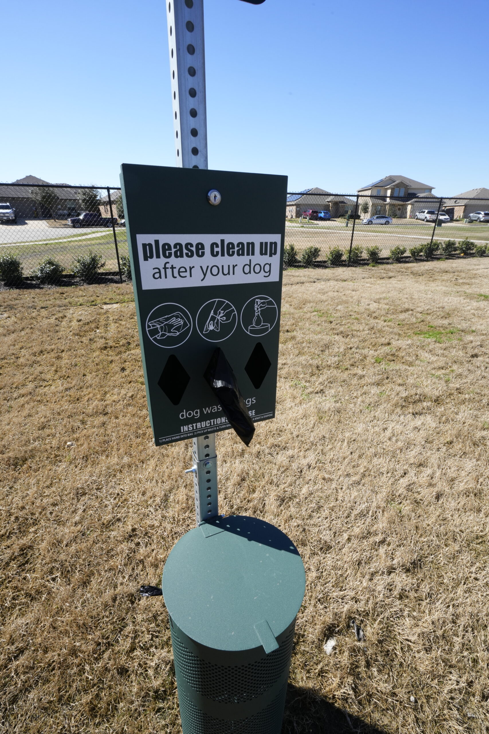 Dog Waste Clean Up Station
