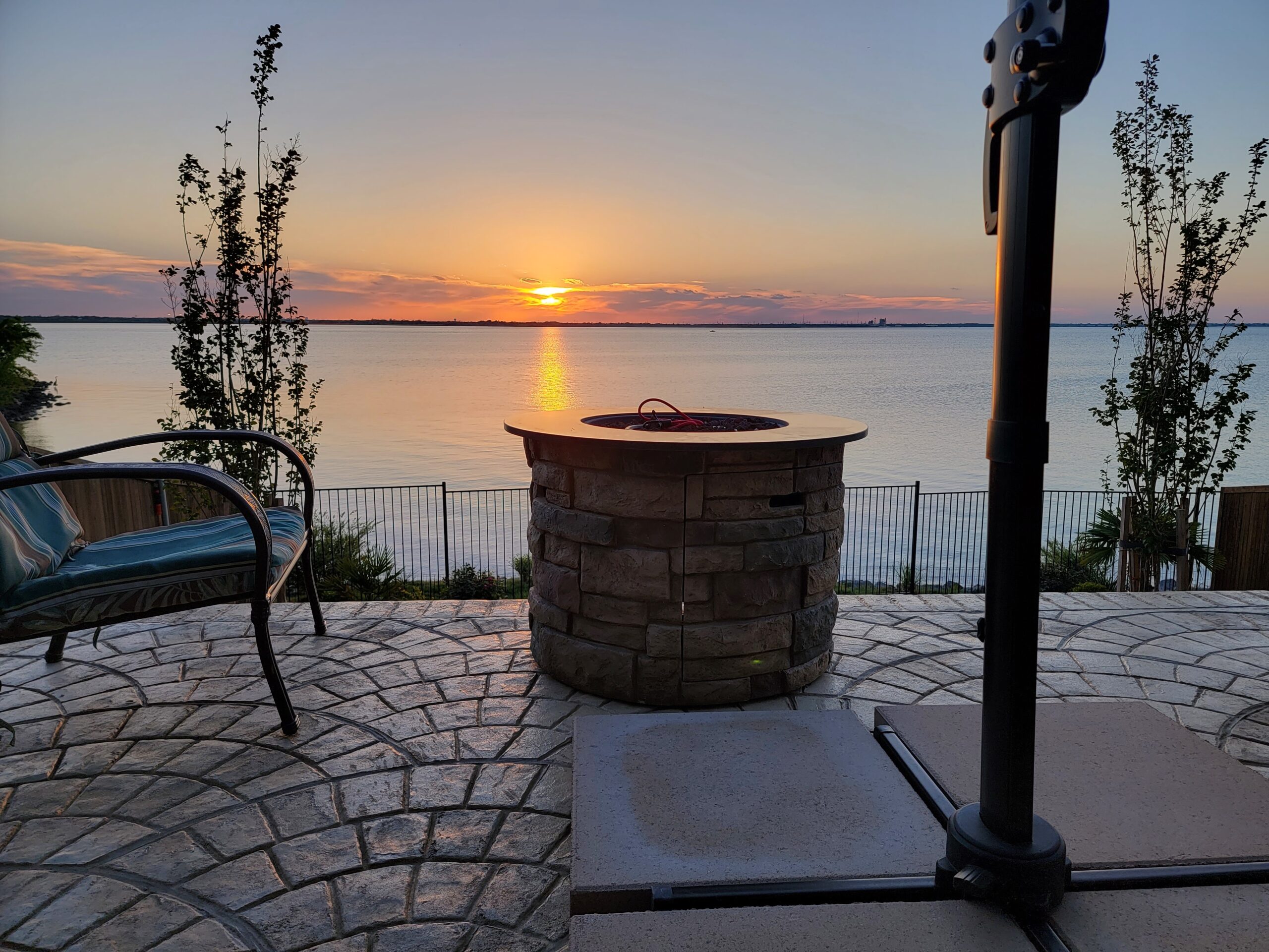 Patio at Sunset